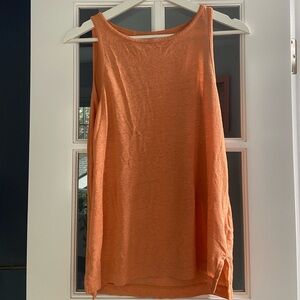 Madewell Orange Boat Neck Tanktop